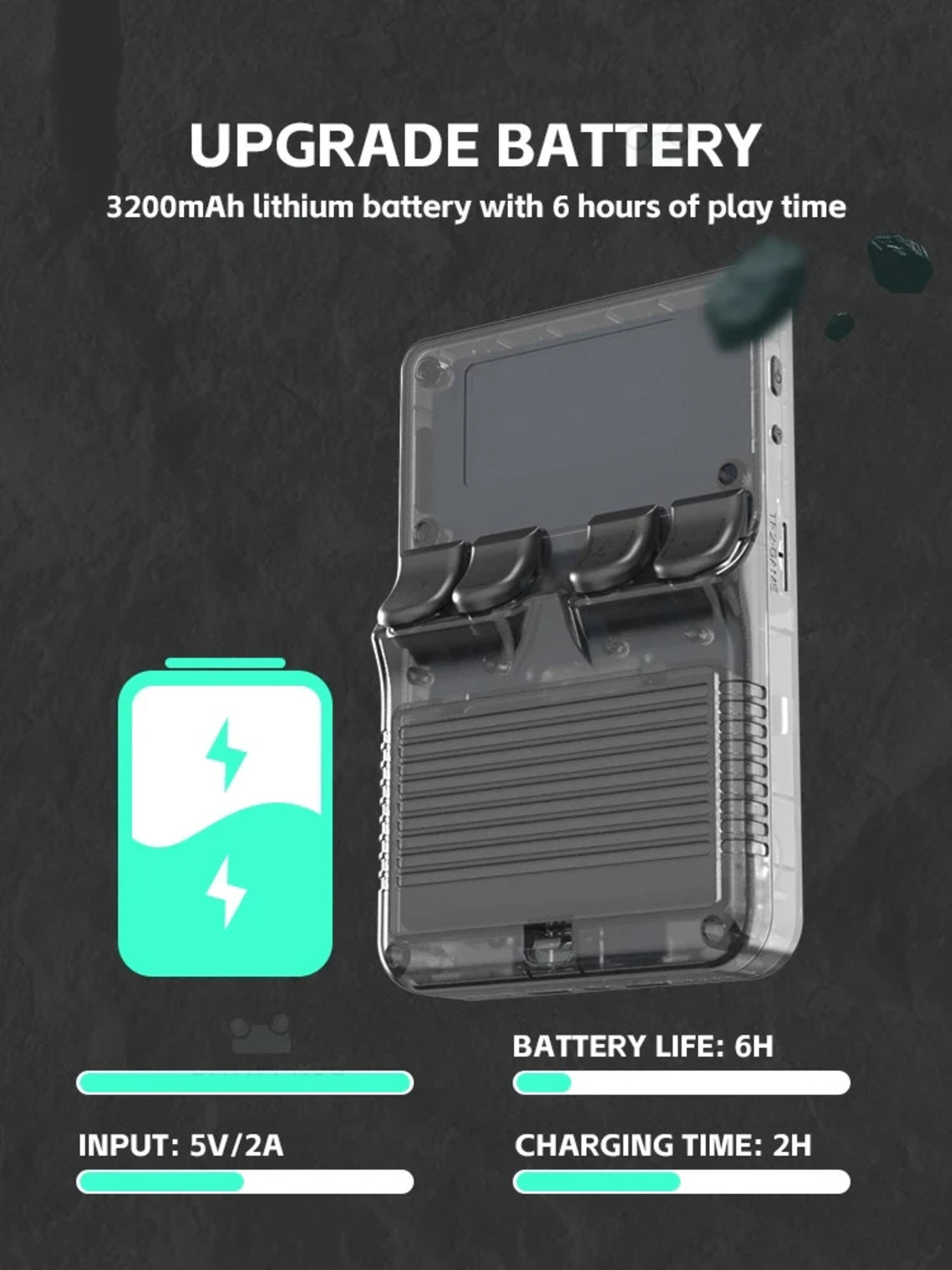 RetroRush Retro Handheld Gaming Console - Gallery 21