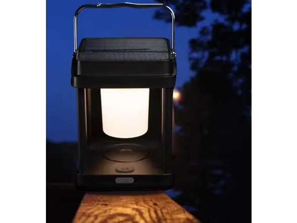 Hakol Outdoor Solar Garden Light Black Square