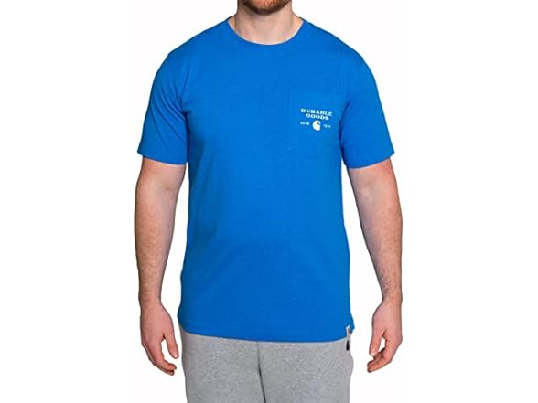 Carhartt Logo Tee (XLT) Blue