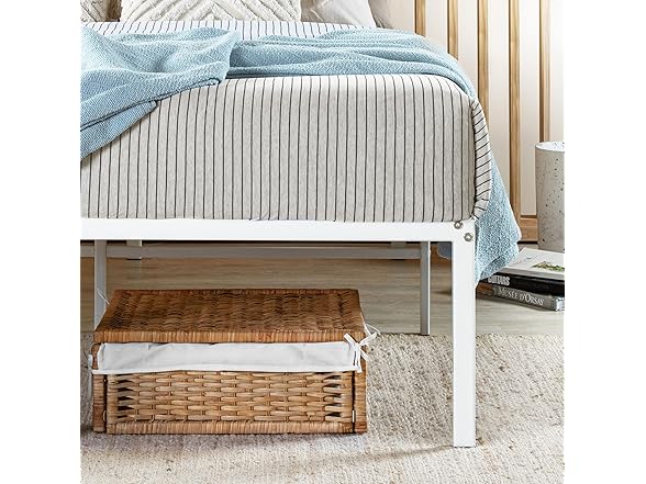 Best Price Mattress 18" Metal Platform Twin Frame