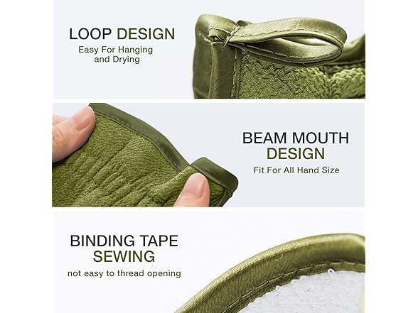 Lupure Deep Exfoliating Mitts Body Scrub