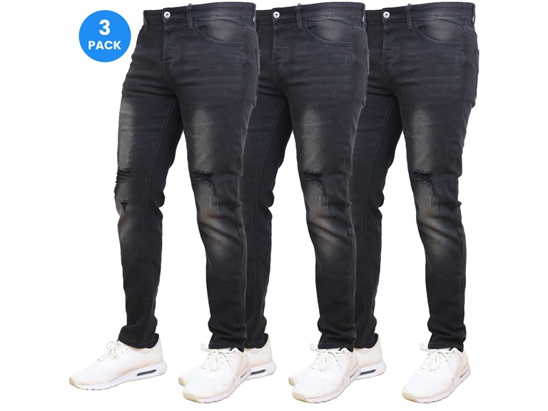BLU ICE WC-----(Men's 3PK) / MRJ-240 - BK-BK-BK - 30