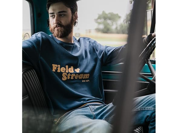 Field & French Terry Crewneck (Large & X-Large)