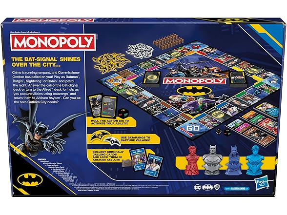 Hasbro Gaming Monopoly Batman Edition Board Game