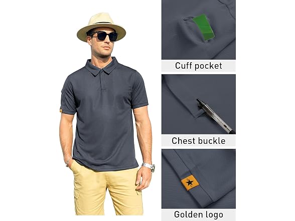 Zity Men (L) Polo Shirt Short Sleeve Sports Shirts