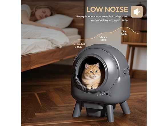 Heldenrol Auto Litter Box Gray