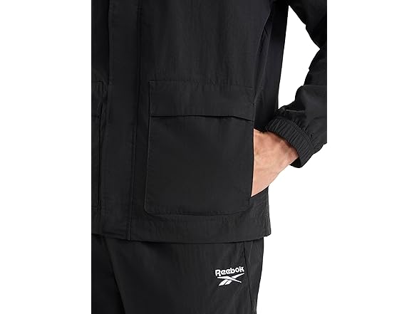 Reebok Men (M) Ri Utility Woven Jacket Black