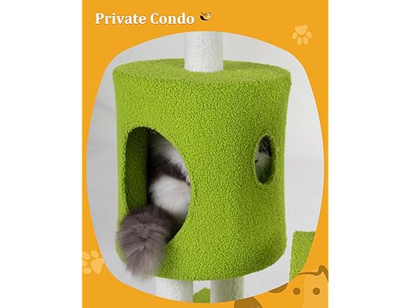 Flower Cat Tree with 3 Scratching Posts