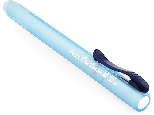 Pentel Clic Stick Eraser Rubber Holder - Blue