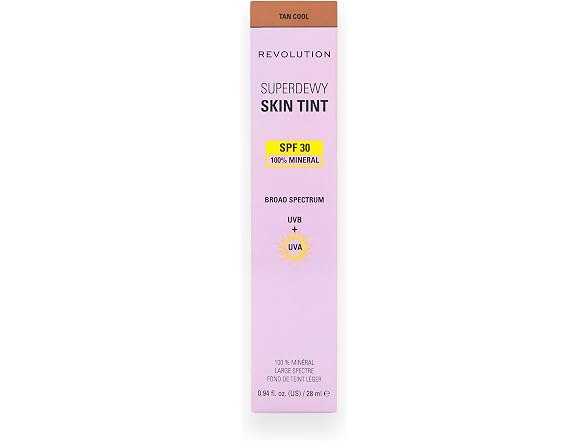 Revolution Superdewy SPF 30 Skin Tint Tan Cool