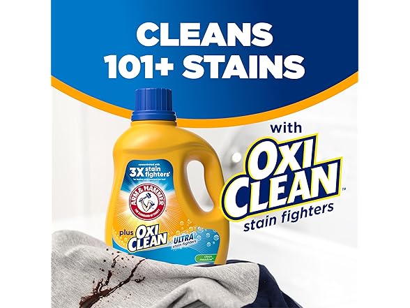 ARM & HAMMER Plus OxiClean Ultra Stain Detergent