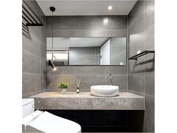 Natsukage Full Length Wall Mirror with Stand