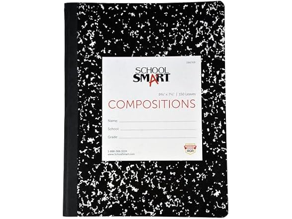 School Smart Composition Book 150sh
