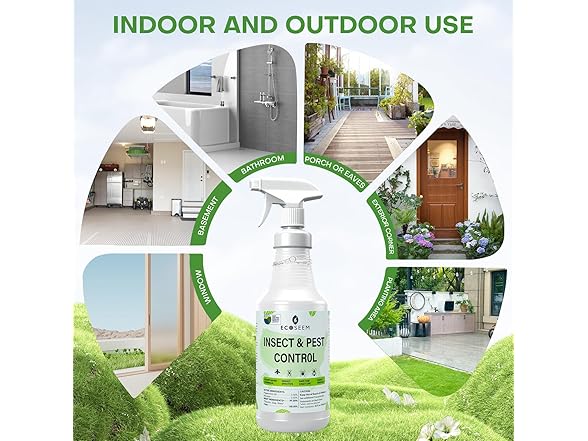 Ecoseem Peppermint Oil Spray for Bugs