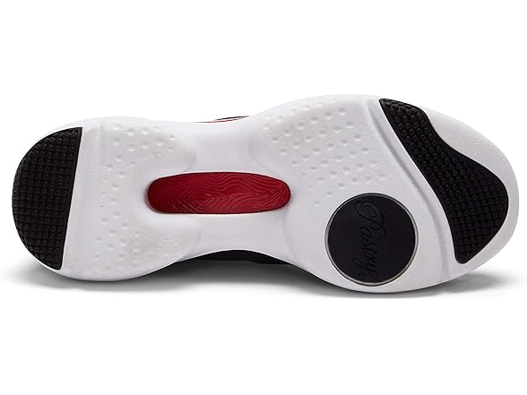 Pastry Phoenix Sneaker Black/Red Adult, Size 8