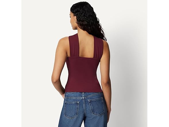 Amazon Essentials Women Slim-fit Ribbed Halter Top