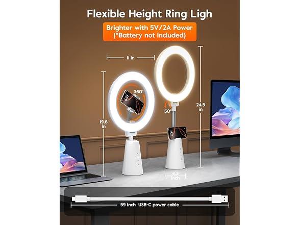 HALLUV NS5022016 ring light with stand