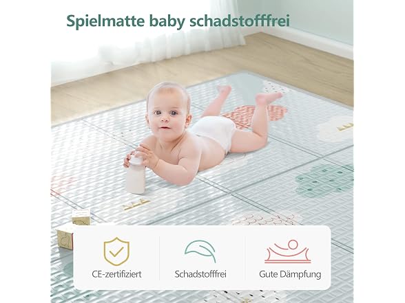 UANLAUO Foldable Baby Play Mat