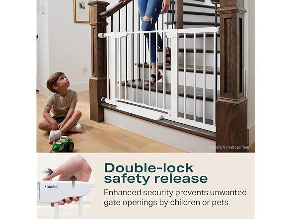 Cumbor 30-46in Baby Gate Auto Close