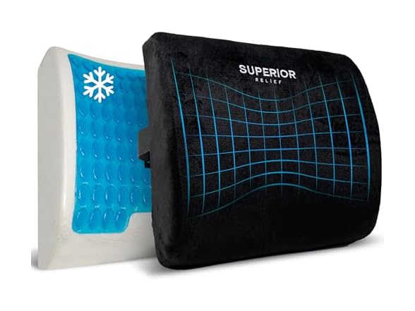 SUPERIOR RELIEF Lumbar Support Pillow