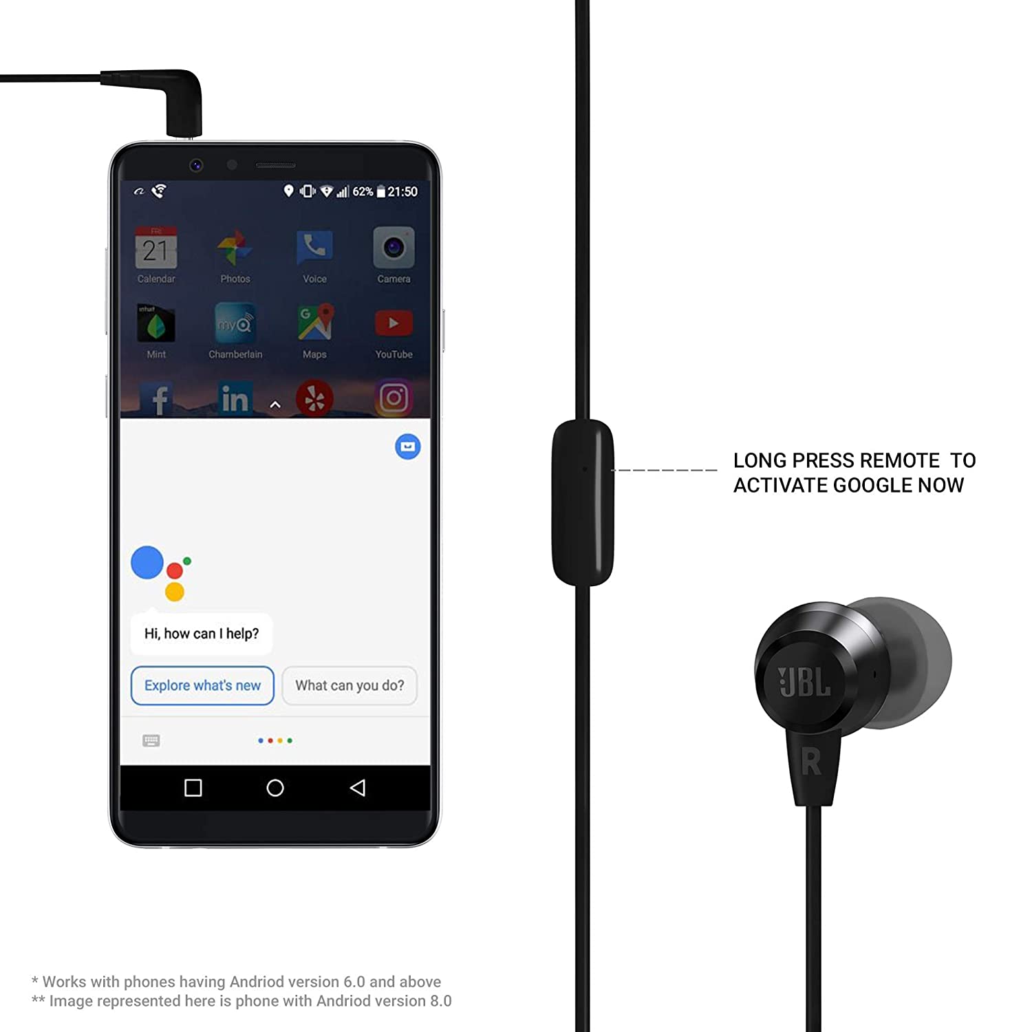 JBL C50HI in-Ear Headphones with Mic - Gallery 10