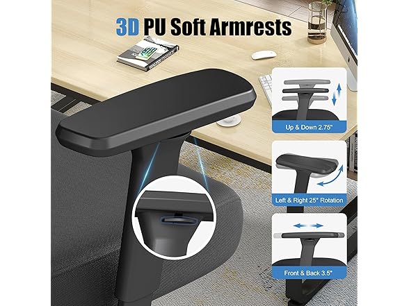 Office Chair w/ Lumbar Support