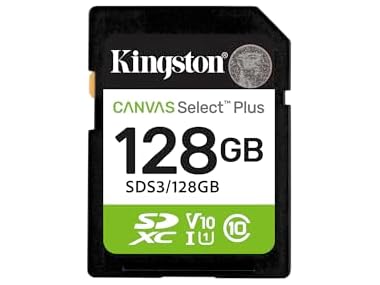 $24.99, Was $34.99, 28% Off! Kingston 128GB Canvas Select Plus UHS-I SDXC dealfomo