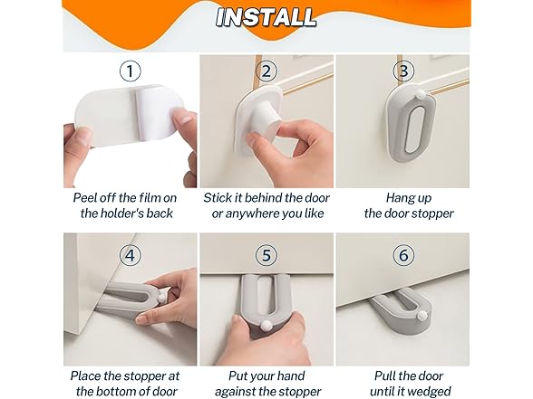 NACARUM Door Stoppers - Pack of 3 