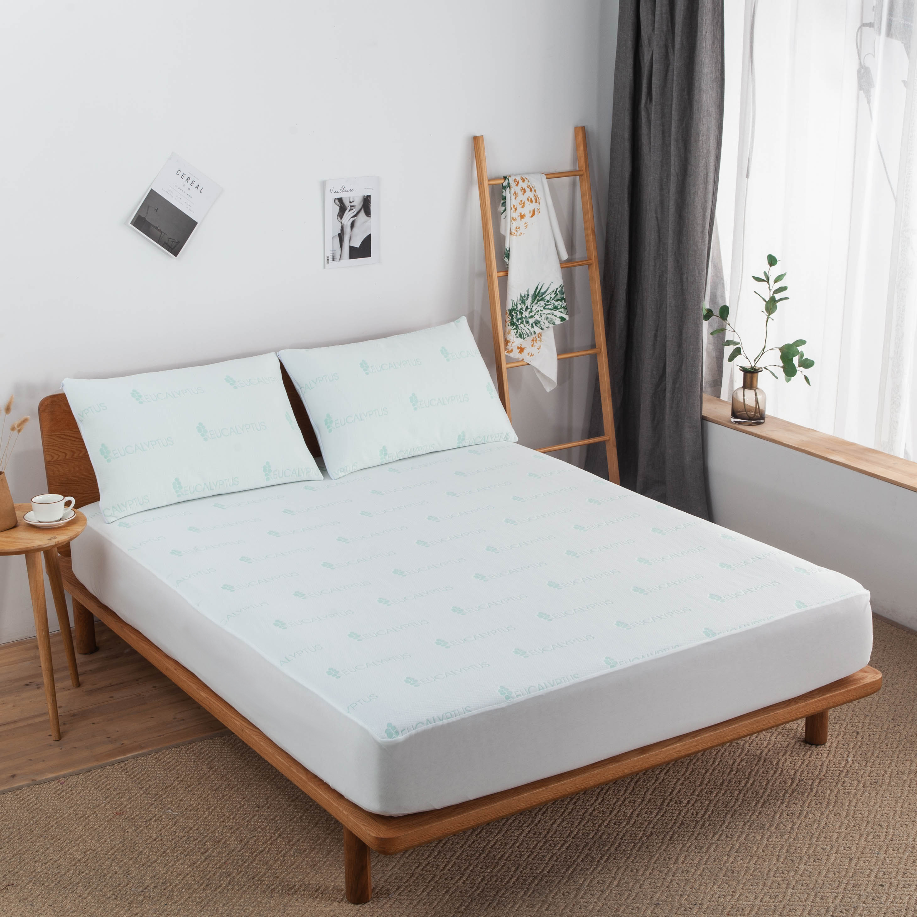 Eucalyptus Scented Waterproof Mattress Pad - Gallery 9