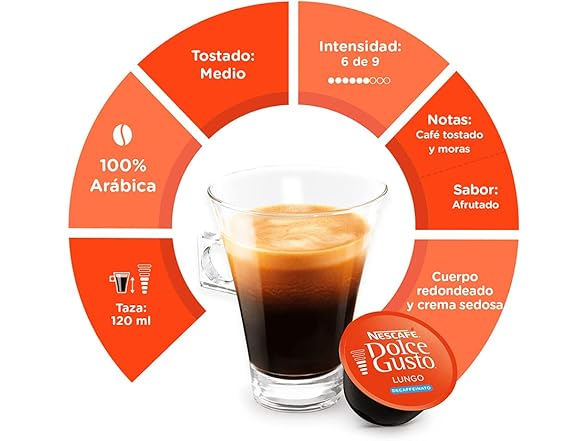 3PK Nescafe Dolce Gusto Coffee Pods, Lungo Decaf