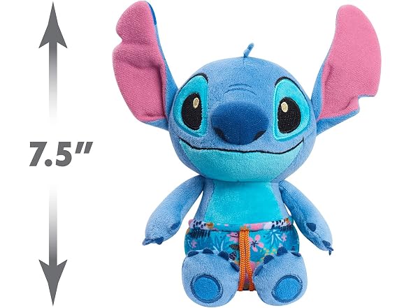 Disney Lilo & Stitch 7.5 Inch Stitch Plushie Stuffed Animal