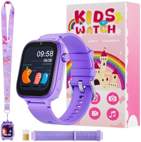 OKYUK OKYUK 4G Smartwatch, Kids Watch for Kids with SIM C