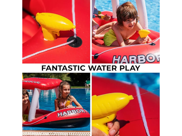 Zone Tech PA0006/10 2 Sizes Fire Rescue Inflatable Boat