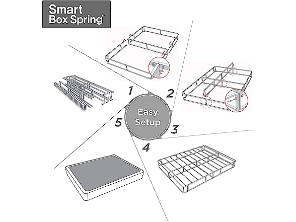 ZINUS 9 Inch Metal Mattress Foundation