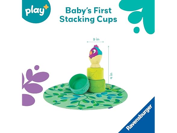 Ravensburger Play+ 3-in-1 Stacking Cups