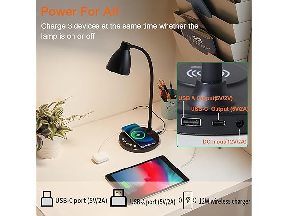 BOHON LED Desk Lamp