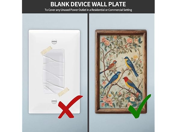Zynvos Vintage Bird Light Switch Cover