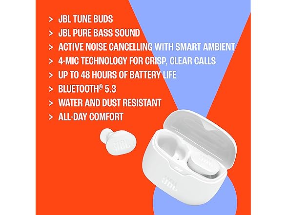 (NEW) JBL Tune Buds - True wireless Noise Cancelling Earbuds