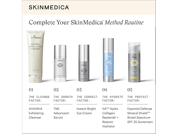 SkinMedica AHA BHA Exfoliating Face Wash 6oz