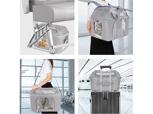 Bejibear Large Cat Carrier Soft Side Pet Carr