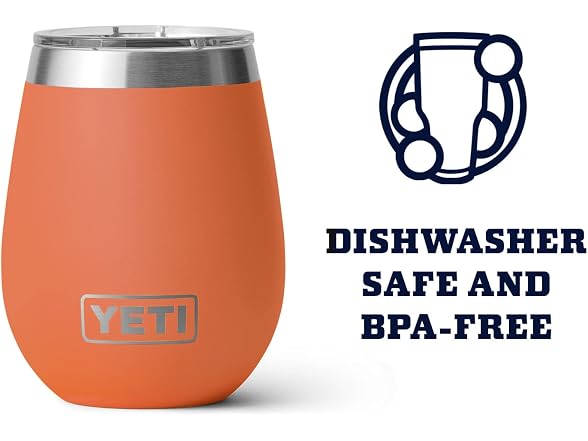 YETI Rambler 10oz Wine Tumbler, High Desert Clay