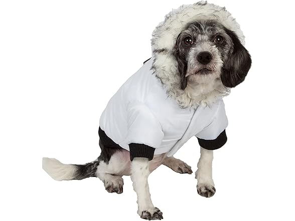 Pet Life ® Aspen Winter White Dog Coat