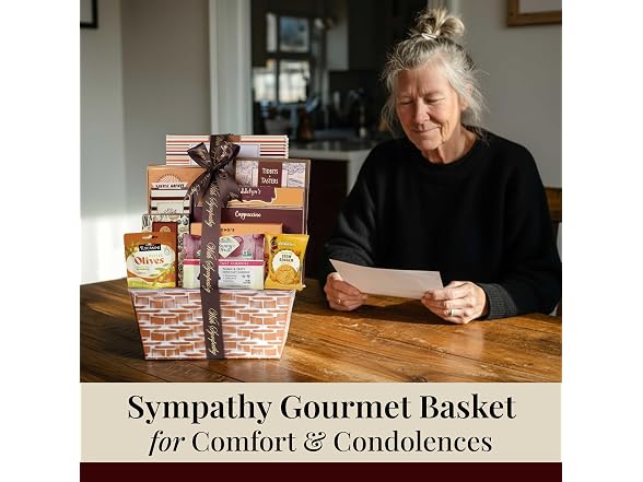 Broadway Basketeers Sympathy Food Gift Basket