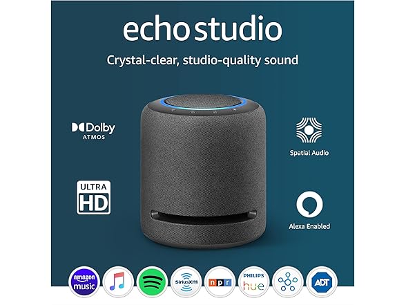 (NEW) Amazon Echo Studio (1st Gen)