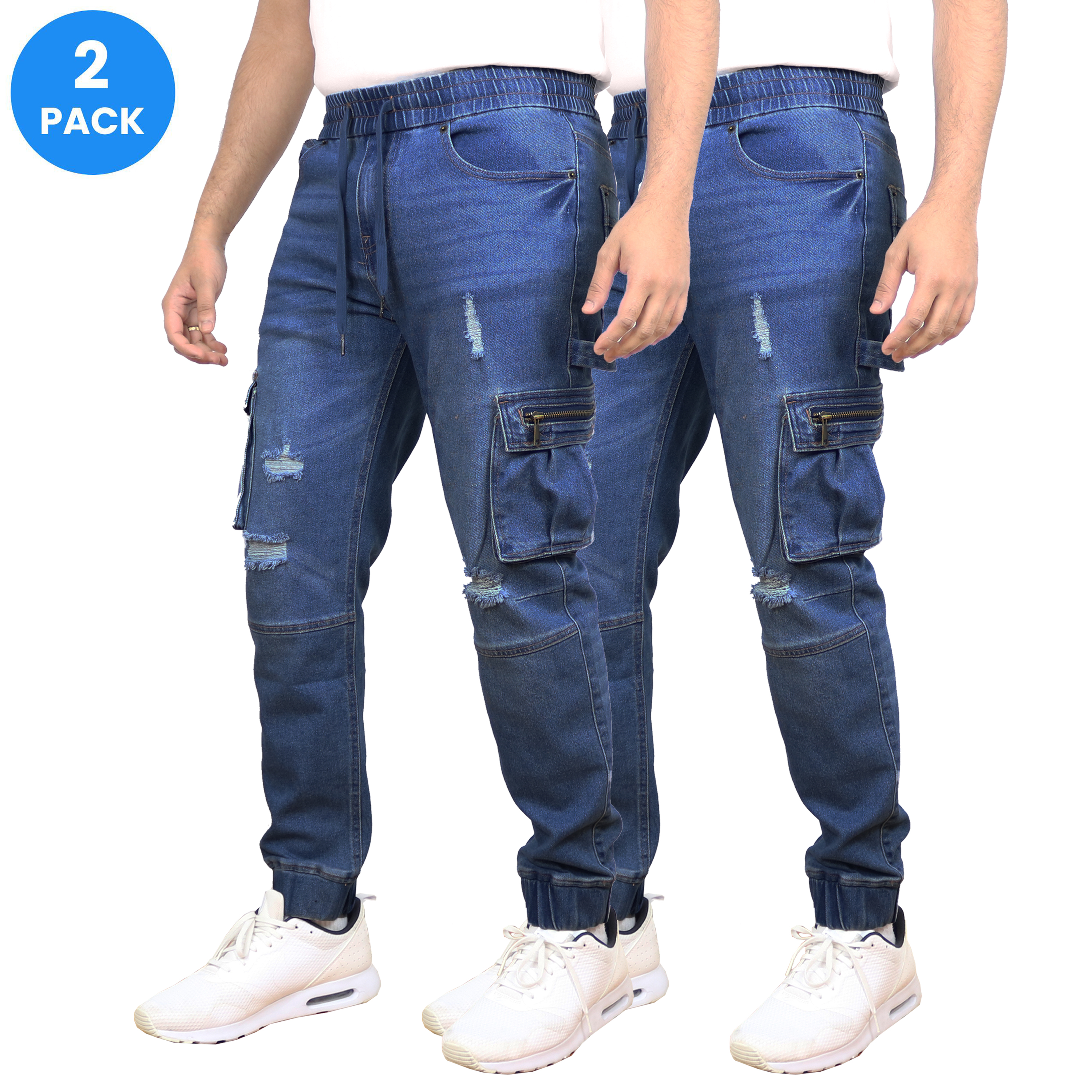Men's Stretch Cargo Jean Jogger (S-3XL) - Gallery 32