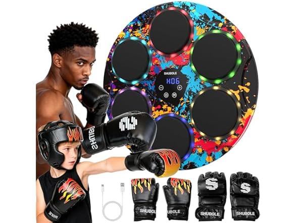 Music Boxing Machine with Gloves