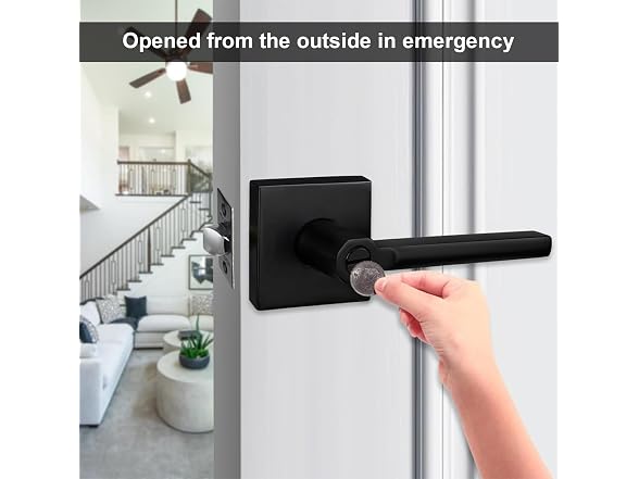 NEWBANG Bed/Bath Room Door Lever for HD1601-DB-B