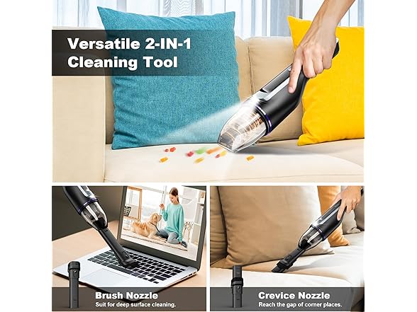 DRECELL handheld vacuum cordless