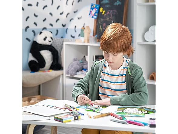 Arteza Kids Safari Puzzle Coloring Kit
