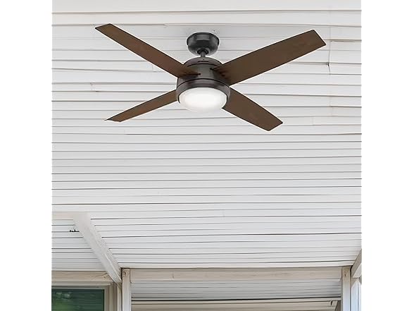 Hunter Fan 52" w/ Light Kit and 4-Blades